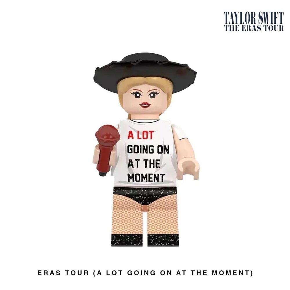 Lego Taylor Swift Custom Printed Minifigure Eras Tour ‘A Lot Going On’ New